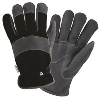 $7.99 • Buy West Chester Leather Driver Insulated Winter Gloves Water Resistant Large 