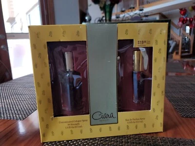 Ciara Revlon Vintage Cologne 1.oz And Parfume 0.3 Oz Gift Set • $18.50