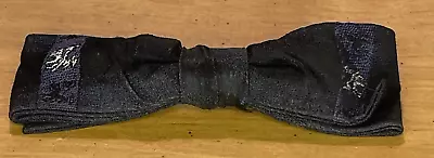 Vintage Royal Rust Resistant Clip-On Bow Tie - Rockabilly Black • $7.90