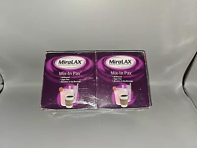 ** 2 Boxes 20 Count - MiraLAX Mix-in Pax (40 Total) Single Dose Packets ** New! • $30