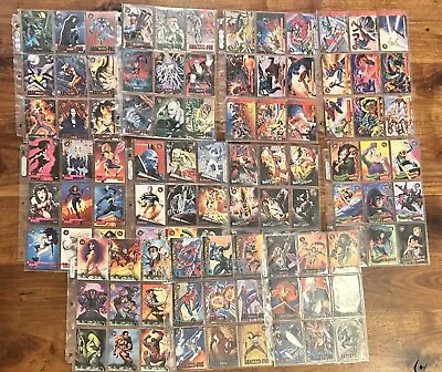 1996 Fleer/skybox Marvel Spider-man Premium '96 (1-100) Complete Card Set Run • $60