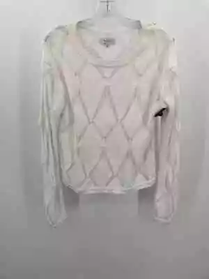 Pre-Owned Milly White Size Large Sweater • $39.99