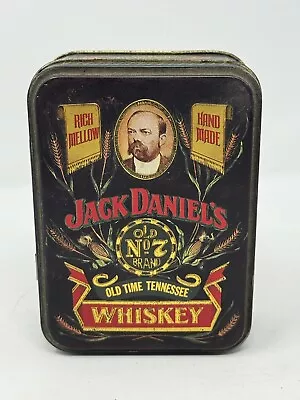 Vintage Jack Daniels Old No 7 Whiskey Tin Embossed And Hinged Collectors 5x4” • $18.89