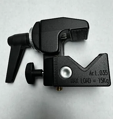 Manfrotto 035 Super Clamp With Stud - Black • $25