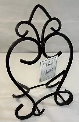 Fetco Home Decor Celia Wrought Iron Table Top Easel 8x13 Mint Condition • $13.95