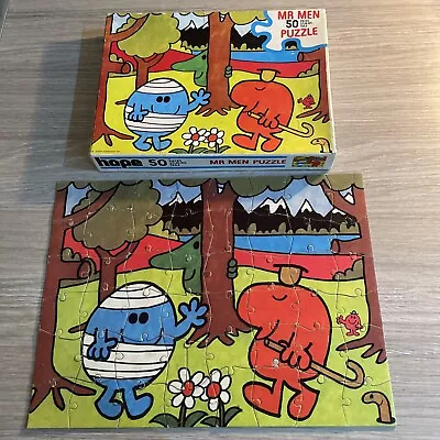 Vintage - Mr Men - 1975 - Jigsaw Puzzle - Pre-Loved - 50 Pieces • £25