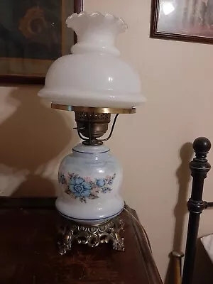 Vintage Two Bulb Hurricane Lamp  • $25