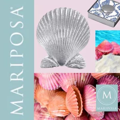 Mariposa Scallop Shell Napkin Weight • $20