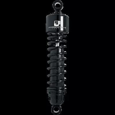 Progressive 412 Black 12  Heavy Duty Rear Shocks For 80-05 Harley Touring XLH • $299.95