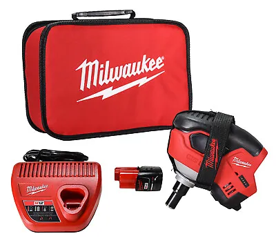 Milwaukee 2458-21 M12 Cordless Lithium-Ion Palm Nailer Kit • $179.49