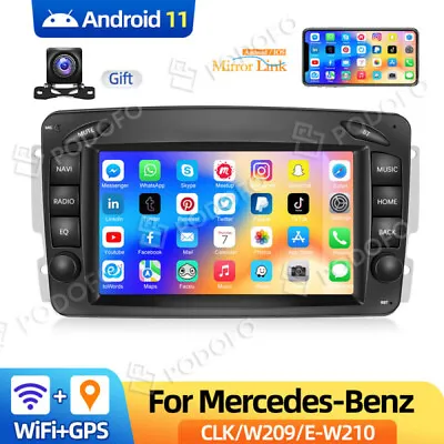 Android 13.0 Car Stereo For Mercedes Benz CLK W209 G-W463 GPS WiFi Radio Player • $128.99