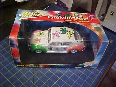 $99.95 • Buy 1/18 Johnny Lightning Grateful Dead 1963 Vw Beetle!  Nip  Volkswagen Bug