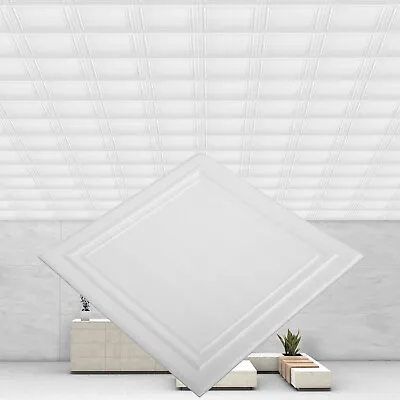 VEVOR Foam Ceiling Tiles Glue-up Ceiling Tiles 19.7x19.7  50/100pcs 135/270sq.ft • $139.99