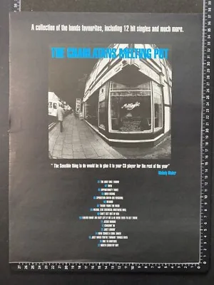 Charlatans - Melting Pot Track Listing - 1998 Advert Poster A3 Size Xl84 • £12.99