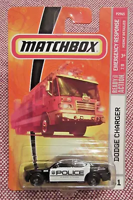 Matchbox 2009 Emergence Response Dodge Charger Hummelstown Police #61 Black • $12.89