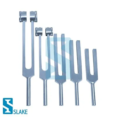 5 Tuning Fork Set Medical Surgical Chiropractic Physical Diagnostic Instruments • $16.95