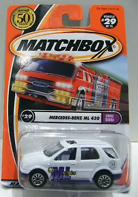 Matchbox Cool Rides Mercedes Benz ML 430  Matchbox 50 Years  Chase NIP • $1.75