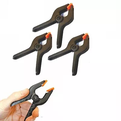 4 Pack A Type Plastic Spring Clips Heavy Duty Spring Clamps Market Stall Clamp • £3.49