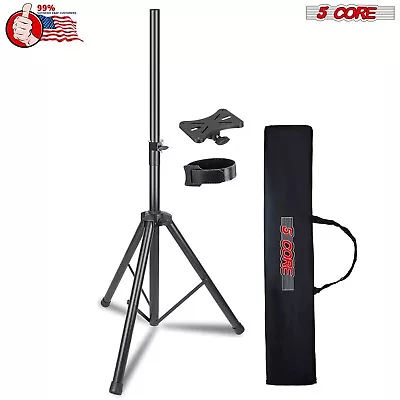 5Core Speaker Stand Tripod DJ PA Pro Audio Pole Mount Heavy Duty W/Bag 40 -72 ⚫ • $26.99