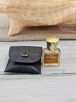 Vintage Indigo Micro Mini Perfume With Case Rare • $19.99