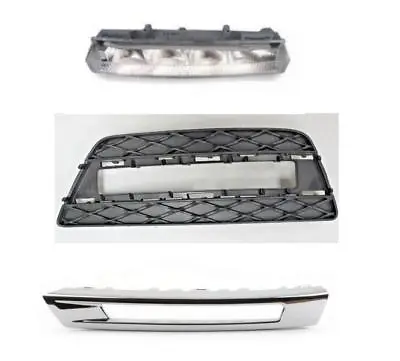 Front Left Side Bumper Lateral&Chrome Grill& Light For Mercedes Benz GL350 GL450 • $102.30