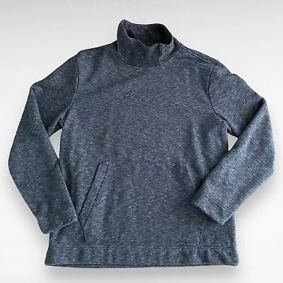 Banana Republic Mock Neck Sweater Men’s Size LARGE W/Front Pocket - Slate Gray • $18.90