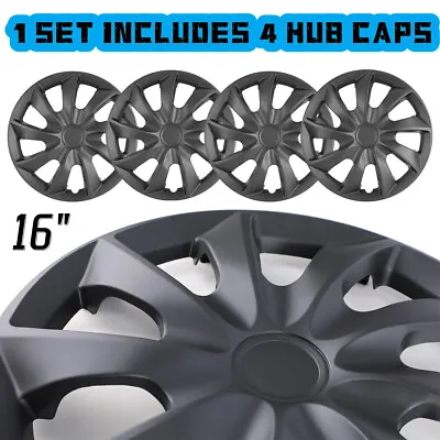 16  Set Of 4 Universal Wheel Rim Cover Hubcaps Snap On Car Truck SUV To R16 Tire • $46.99