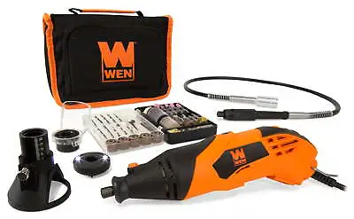 WEN Variable Speed Rotary Tool Remove Rust W/Guide/Carrying Case & Flex Shaft • $23.21