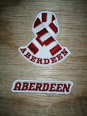 Aberdeen   -  Patch 'scarf'  Iron On / Sew On - Personalised - Free Patch • £3.65