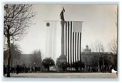 C1910's USA Sailor Welcome Plaza Montevideo Uruguay RPPC Photo Antique Postcard • $39.97