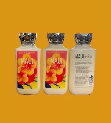 BODY PHILOSOPHY BODY LOTION MAUI MANGO SEA SHEA & Vitamin ( 3 Packs ) 236 ML • $28.79