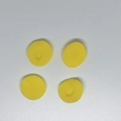 15mm Foam Earbud  Replacement  Sponge Covers For Earphone Ear Pad Yellow New • £2.40