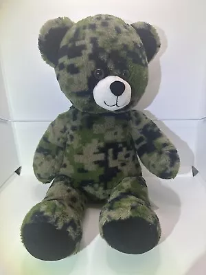 Build A Bear Teddy 2016 Plush Marine USMC Digital Camo Camouflage BABW Stuffed • $14.14