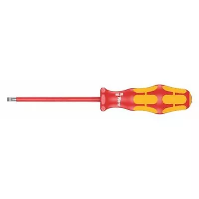 Wera 05006105001 Insulated Slotted Screwdriver 1/8 In Round • $6.55