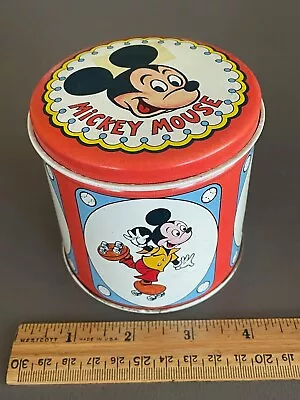 Vintage 1982 Cheinco Disney Collectibles 1st Edition Mickey Mouse Sports Tin Can • $14.97