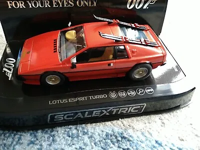 Scalextric Slot Car C4301 007 James Bond Lotus Esprit Turbo 'For Your Eyes Only' • £49.99