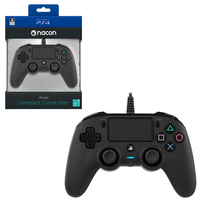 $47.95 • Buy Nacon Black Wired Compact Controller For PlayStation 4