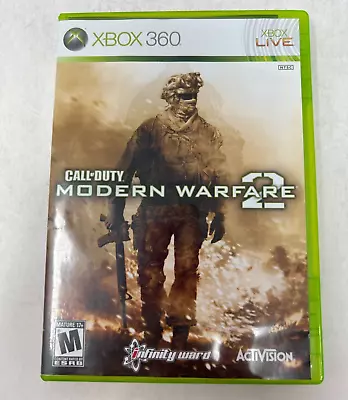 $9.95 • Buy Case And Manual Only NO GAME Call Of Duty Modern Warfare 2 Xbox 360 Authentic