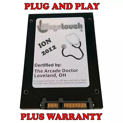 Megatouch ION 2012 SATA SSD Flash Memory Replacement Hard Drive Evo Aurora Rx • $44.99