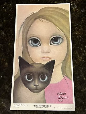 MARGARET KEANE  Vintage Print “The Protector  - BIG EYES • $29.99