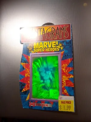 1995 Polaroid Phantagrams Marvel X-Men Wolverine Hologram Card 3-D Sticker W@W!! • $27.99