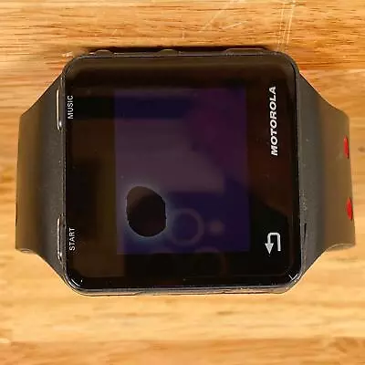 Motorola Motoactv Black/Red 1.6  Touch Screen GPS Tracker Digital Sports Watch • $28.89