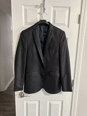 Zara Man Suit Blazer Jacket Black Size 38 • $30