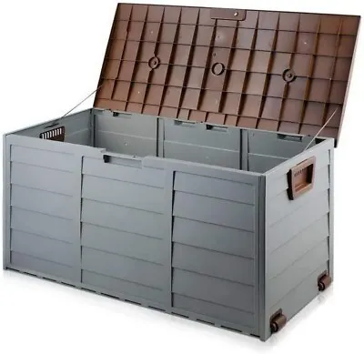 Keter Xl Large Storage Shed Garden Outside Box Bin Tool Store Lockable New • £59.49