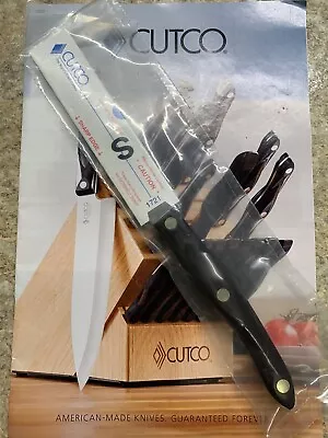 $69.99 • Buy CUTCO 1721 S Trimmer/ Steak Knife Sharp! Straight Edge Classic/Black Choose Qry