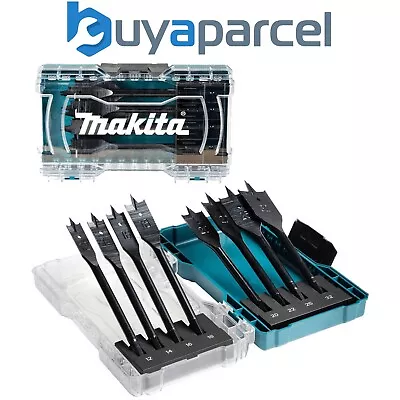 Makita E-08698 Hex Shank Wood Flat Drill Bit Set 8PC 12mm 14 16 18 20 22 25 35 • £16.79