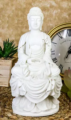 Eastern Enlightenment Meditating Buddha Amitabha Statue 7.25 H Home Altar Zen • $27.99