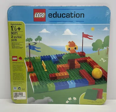 NEW! Lego Education 9071 2pcs Duplo Bldg. Base Plates 15 X15  Red & Green Sealed • $134.87