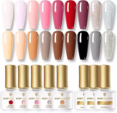 £8.89 • Buy BORN PRETTY Nail Prep Dehydrate & Nail Bond Primer Set15ml Acid-Free Nail-Prim