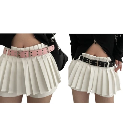 Fashion Hot Girls Women Waist Belt With Double Pin Buckle Coat Jeans Waistband • £5.53